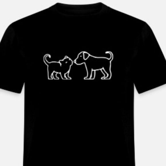 Cat and Dog Shirt - Picture 1 of 1